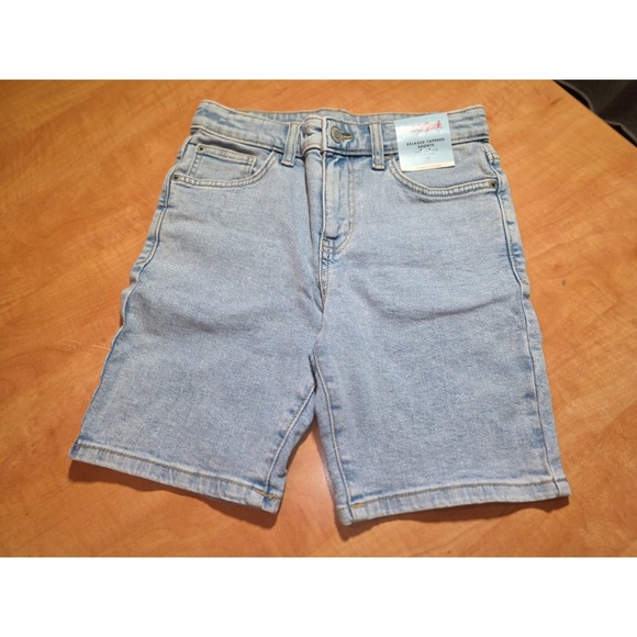 Cat & Jack Other - NWT Cat & Jack Boys Denim Shorts Light Wash Recycled Cotton Size 10 NEW